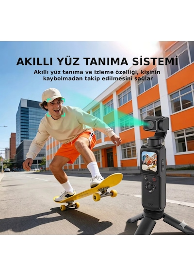 Qstar 4k Profesyonel Vlog Kamerası Pembe 330 Döner Lensli Dijital Video Kamera Yüksek Stabilizasyon
