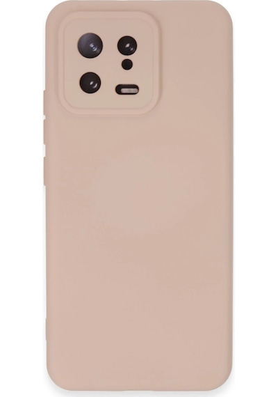 Newface - 764 - Xiaomi Mi 13 Kılıf Nano İçi Kadife Silikon - Csmo-tex - - Pudra