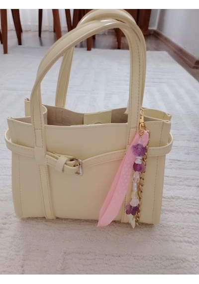 Wisheratelier Mor Ve Pembe Tonlarda Çanta Charmı Mor - Pembe