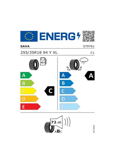 Sava 255/35R18 94Y XL Intensa Uhp2 Yaz Lastiği 2023