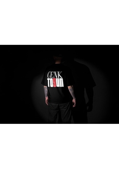 Noıssey Chulchan Shop Cenk Tosun 9 Numara Baskılı Oversize Unisex T-shirt Siyah