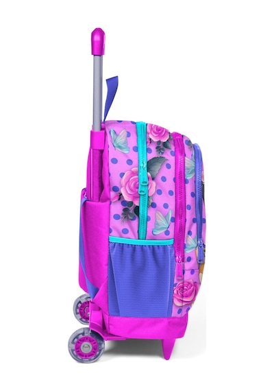 Coral High Kids Pembe Köpek Desenli Üç Bölmeli Çekçekli Okul Sırt Çantası 23950