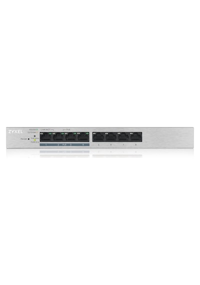 Zyxel GS1200-8HP 8 Port Gigabit Web 4 Poe Yönetilebilir Switch