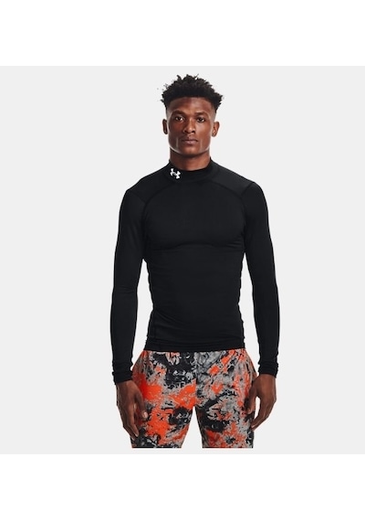 Under Armour Ua Cg Armour Comp Mock Erkek Uzun Kollu T-shirt 1366072-001 Siyah