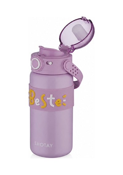 Shotay Beste Çelik Termos Matara Mor 500 Ml.