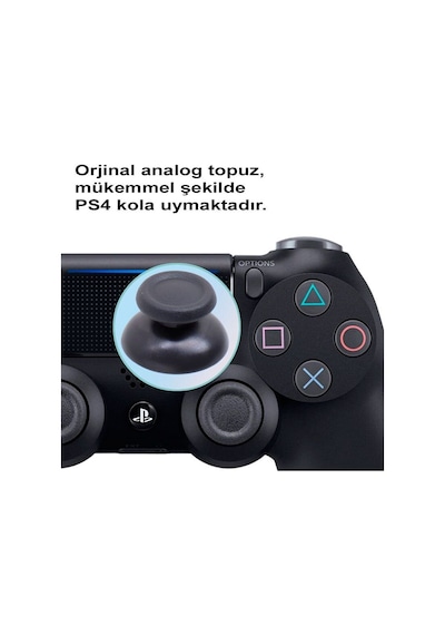 1 Adet Ps4 Analog Topuz Yedek Parça Ps4 Topuz Thumb Stick V1 V2 Tüm Ps4 Kollara Uyumlu