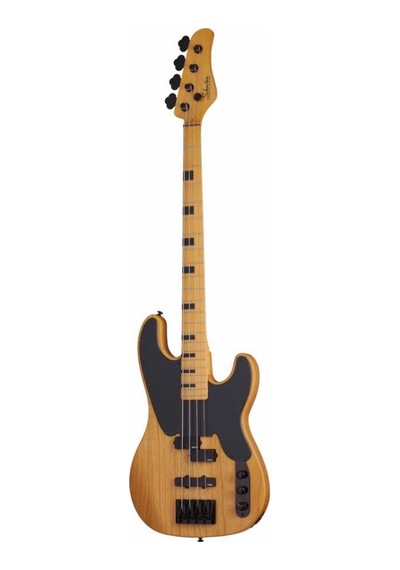 Schecter Model-t Session Bas Gitar Aged Natural Satin