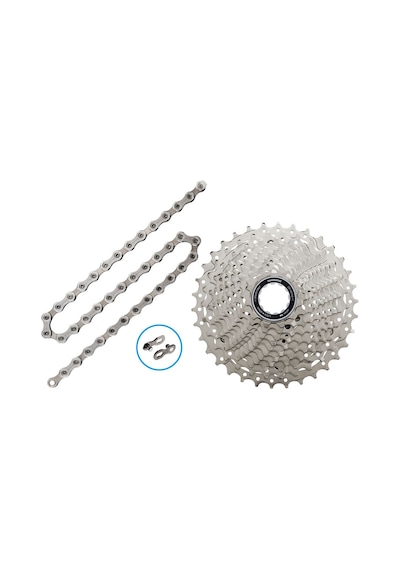 Shimano 105 Cs-r7000 11/28+cn-hg601 11'li Kaset Zincir Seti Siyah