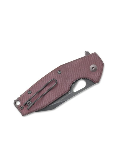 Fox Knives Yaru Micarta Burgundy Kamp Çakı Bordo
