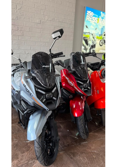 Skyjet Luckın Elektrikli Motosiklet Gri