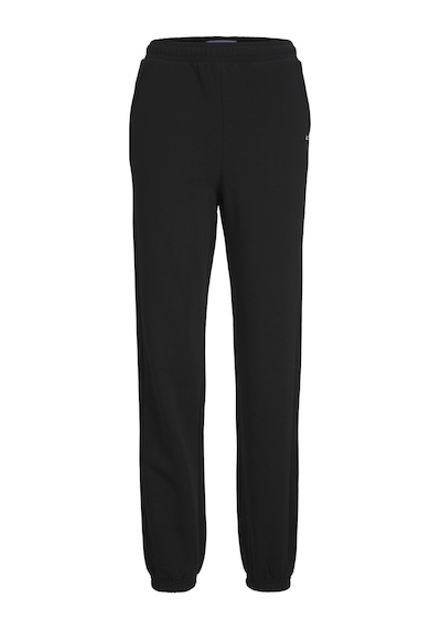 Jack & Jones Kadın Logolu Sweat Pantolon - Abbie Black Siyah