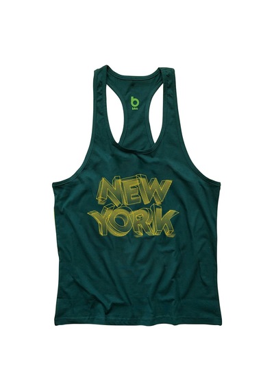 Bluu Newyorkstr Fitness Gym Tank Top Sporcu Atleti (528806742)
