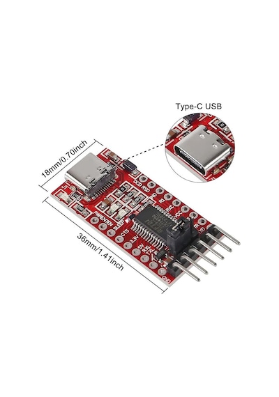 Usb To Ttl 3.3v 5v Ft232rl Destekli Download Cable Mini Interface