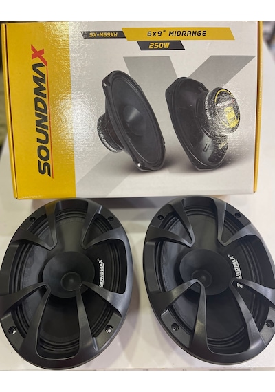 Soundmax Sx-M69Xh 6/9 Oval Midrange 250W 100Wrms İki Adet