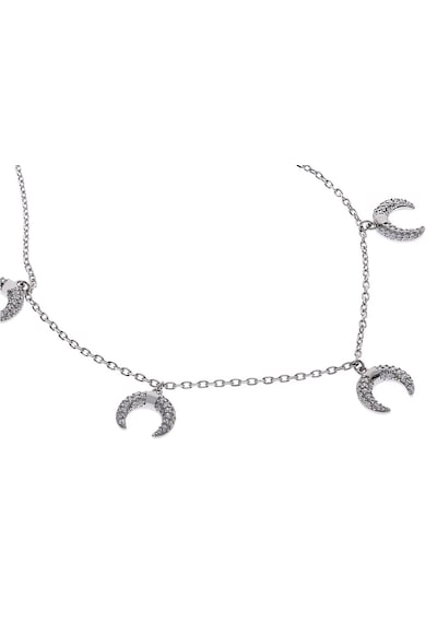 Kadın Ay Model Gümüş Halhal Silver