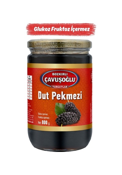 Bozkırlı Çavuşoğlu Dut Pekmezi Cam Kavanoz 800 G
