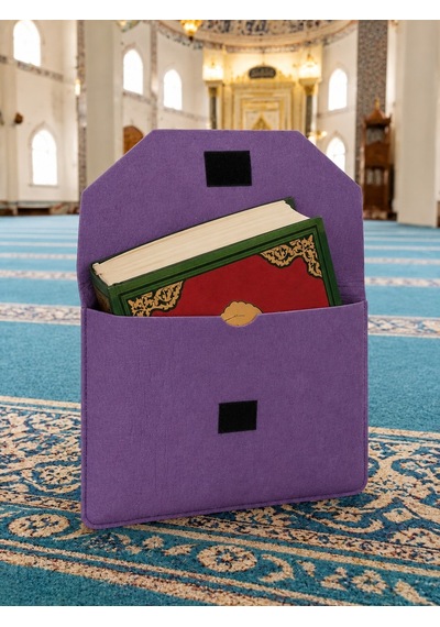 Kuran-ı Kerim / Kitap Kılıf Çantası - Büyük Boy Kapaklı Kılıf