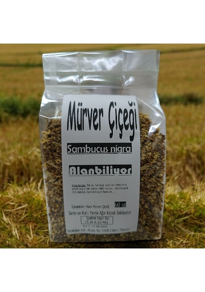 Alanbiliyor Kara Mürver Çiçeği 60 G