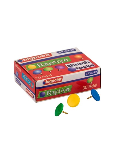 Bigpoint Renkli Raptiye Karışık Renk 10'lu Kutu