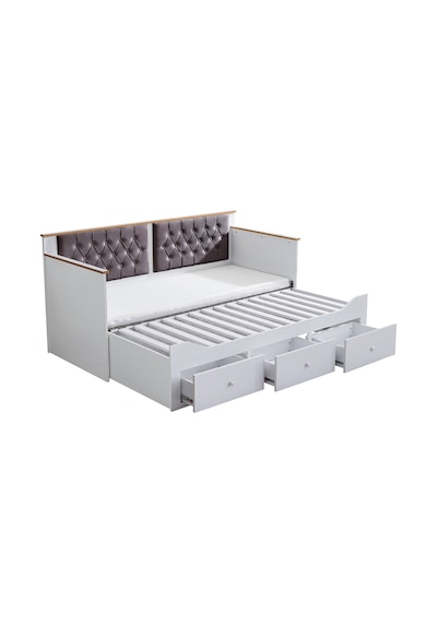 Alaçatı Divan Çekmeceli Açılır Çift Kişilik Karyola+soft Yatak
