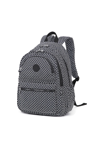 Büyük Boy Laptop Bölmeli Su Geçirmez Krınkıl Kumaş Çanta Siyah/beyaz Çok Renkli