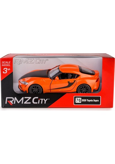 Uzak Doğu Serisi Toyota Supra 2020 Açılır Kapılar Die Cast Çek Bırak Metal Model Araba 11 Cm 1:32