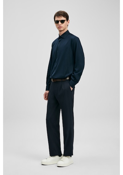 Lufian Calep Smart Erkek Chino Pantolon Slim Fit Lacivert Lacivert 111190357100200