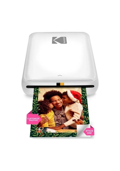 Kodak Step Anında Renkli Fotoğraf Yazıcısı Beyaz Printer Siyah