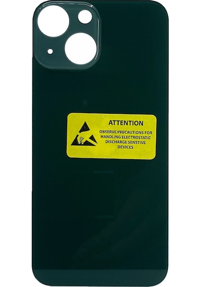 Teknonet Apple Uyumlu iPhone 13 Mini Geniş Kamera Camlı Batarya Kapağı - Yeşil Yeşil