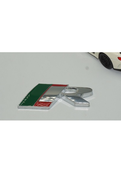 Dk Jaguar R Bagaj Krom Metal Logo Amblem 3m 3d