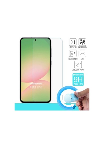 Galaxy A56 Nano Glass Cam Ekran Koruyucu Galaxy A56 İle Uyumlu Ekran Koruyucu - Şeffaf