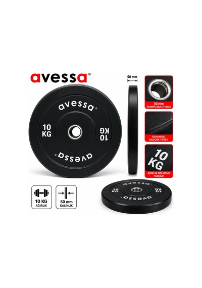 Avessa Bumper-10kg Bumper Olimpik Plaka 10 Kg