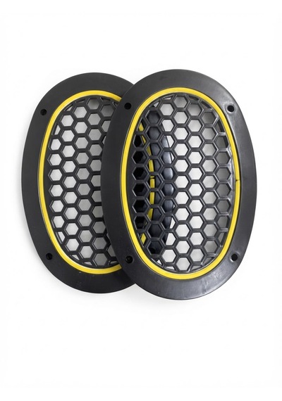 Oval Sarı Ledli Hoparlör Kapağı