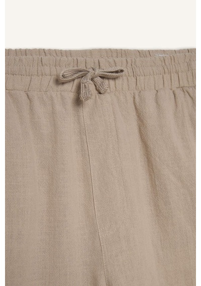 Defacto %100 Pamuk Baggy Fit Pantolon G2592ax26spbg170 Bej-bg170