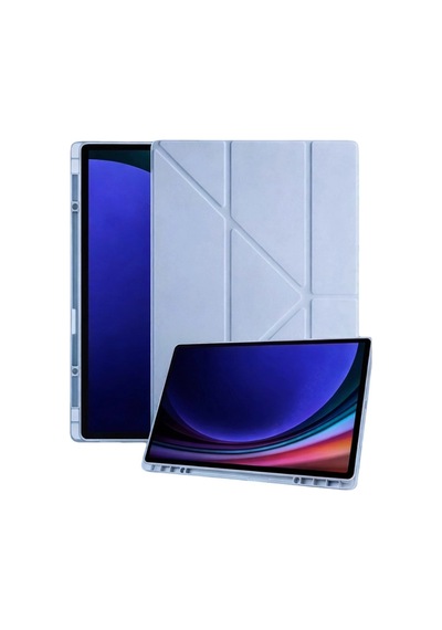 Galaxy Uyumlu Tab A11 Kalemlikli Mars Tablet Kılıfı - Mavi