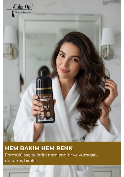 Koyu Kahverengi Dark Brown Saç Şampuanı 300 Ml & Ton Etkisi Tüm Saç Tipleri