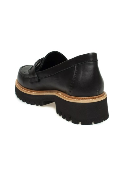 Mammamia D24ya-3165 Tokalı Hafif Loafer Deri Kadın Ayakkabı Gri
