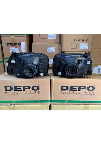 Mitsubishi L200 1999-2005 Arası Depo Sağ Ve Sol Far Takım Mr439533 / Mr439534