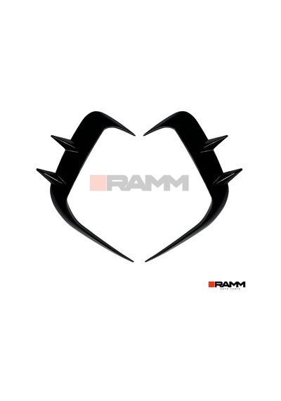 Bmw G60 G61 Ön Tampon Bıçağı Sağ-sol Parlak Siyah