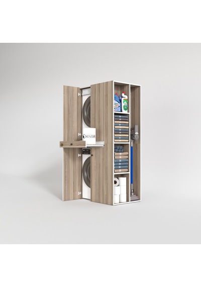 Kenzlife Çamaşır-Kurutma Makinesi Dolabı Ahi Evran Sağ Crd 187 090 60 Çekmeceli Banyo Çok Renkli Kenzlife Çamaşır-Kurutma Makinesi Dolabı Ahi Evran Sağ Crd 187 090 60 Çekmeceli Banyo Çok Renkli