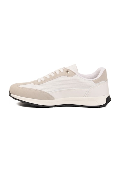 Beyaz Bağcıklı Hafif Esnek Erkek Sneaker 584 M Beyaz Beyaz Bağcıklı Hafif Esnek Erkek Sneaker 584 M Beyaz
