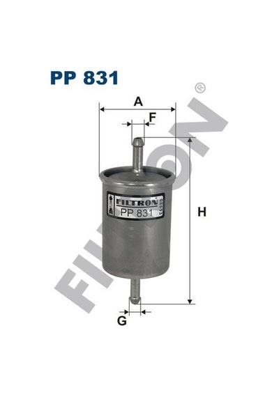 FILTRON PP831 YAKIT FİLTRESİ SKODA FELICIA 1.3-1.6 (95-01)
