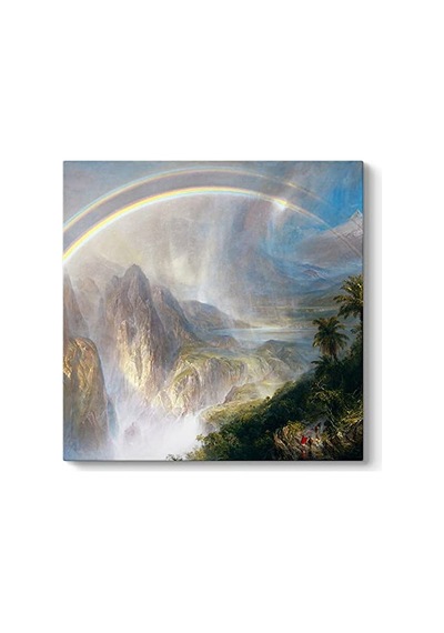 Frederic Edwin Church - Rainy Season Tropics Tablosu 80 X 80 -