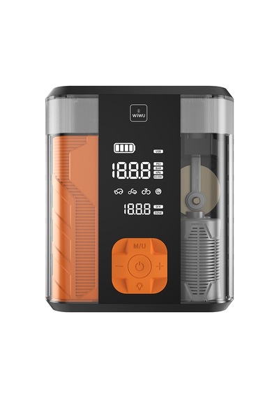 Wiwu Cg201 4in1 Dijital Led Göstergeli Araç Akü Acil Durum Takviye Güç Kaynağı Powerbank 40w 8800mah