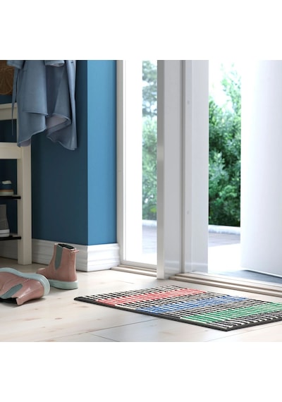Ikea Vandplats Kapı Önü Paspası 40 X 60 Cm Siyah - Yeşil - Beyaz - Mavi - Kahverengi Kırmızı Çok Renkli
