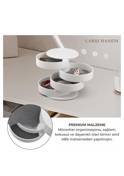 Organizer Şık Takı Kutusu Düzenleyici Takı Mücevher Düzenleyici