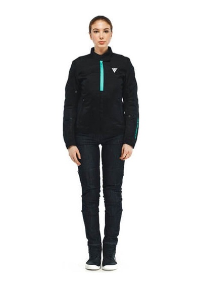 Dainese Risoluta Air Black Acqua Green Motosiklet Montu