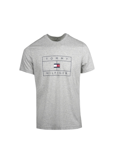 Tommy Hilfiger Tommy Hılfıger Erkek T-shırt 09t4511-004 Gri