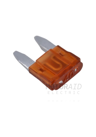 100 Adet 40a Amber Mini Oto Bıçak Sigorta 12v - 32v Dc 40