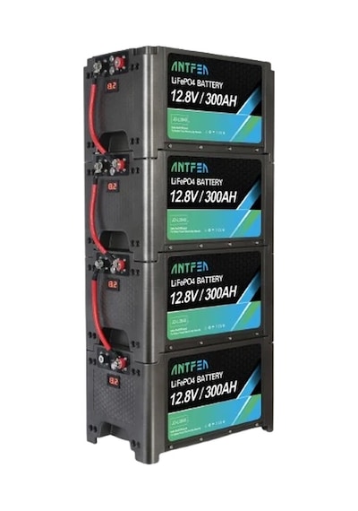 Antfea L3840 12.8v 300ah İstiflenebilir Lityum Akü LiFePo4